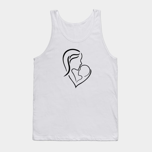 Mom and child Tank Top by grafart